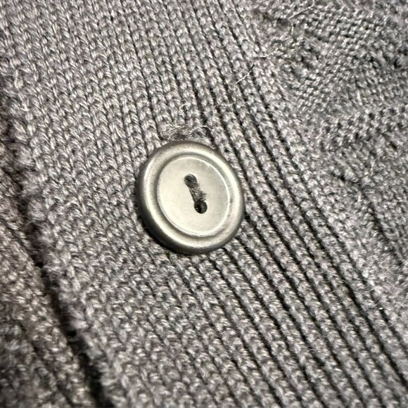 Vintage Jondel Knit Cardigan Made in USA Cotton Black XL - Picture 4 of 6